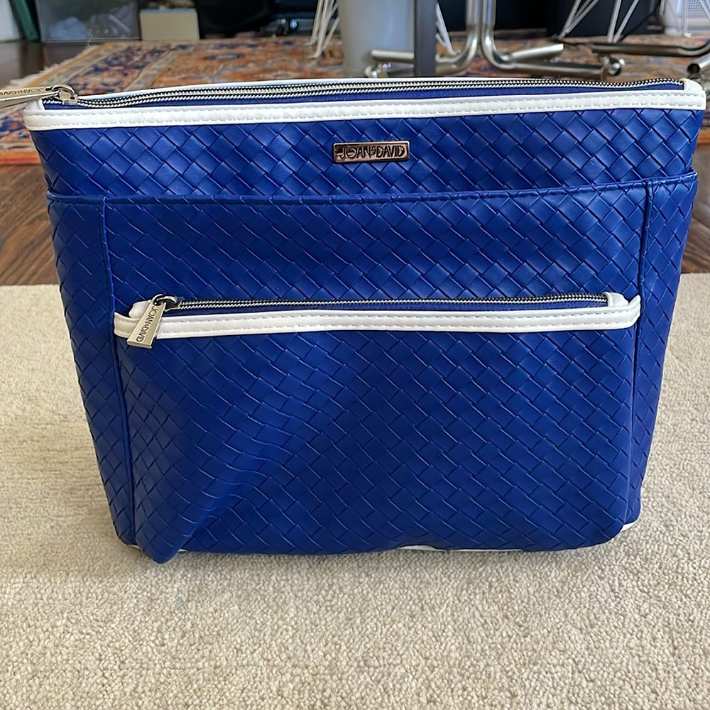 NEW Joan & David intrecciato toiletry bag